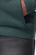Men+ chaqueta de punto, cuello alzado, cremallera, hasta la 8 XL
