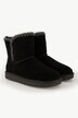 Ara lamsvacht-boots, suède, borduursels, wijdte H