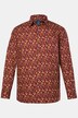 Chemise à fleurs Boston Park. Manches longues, col Kent. Coupe Comfort Fit - jusqu'au 8 XL