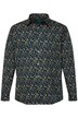 Košile Boston Park, dlouhé rukávy, květovaný vzor, Kent límeček, Comfort střih, do 8XL