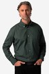 Boston Park-skjorte, lange ermer, minimalt mønster, button-down-krage, comfort fit, opptil 8 XL