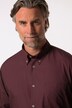 Boston Park-skjorte, lange ermer, minimalt mønster, button-down-krage, comfort fit, opptil 8 XL