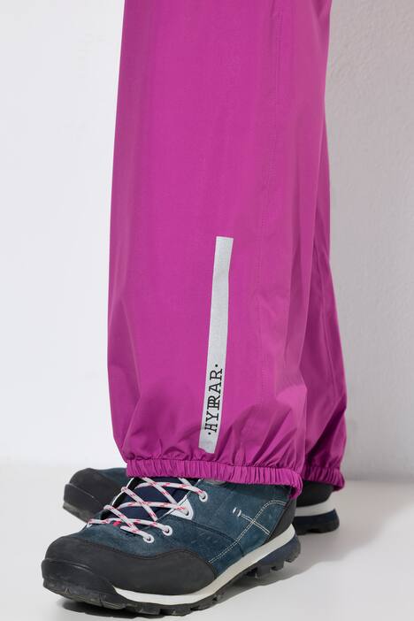 Regenbroek, waterdicht, reflecterende biezen, elastische tailleband