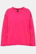 Sweat-shirt oversize, manches longues et col en V, flocage étoiles