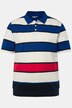 Men+ poloshirt, korte ærmer, stribet piqué-stof, mavevenlig pasform, op til str. 8 XL