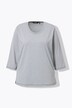 T-shirt, pyntesømme, rund hals, korte ærmer