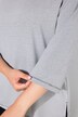 T-shirt, pyntesømme, rund hals, korte ærmer