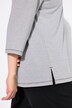 T-shirt, pyntesømme, rund hals, korte ærmer