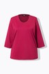 T-shirt, pyntesømme, rund hals, korte ærmer