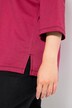 T-shirt, pyntesømme, rund hals, korte ærmer