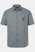 Men+ camisa de traje tradicional bávaro, media manga, cuadros de vichy, cuello kent, Comfort Fit, hasta la 8 XL