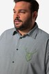 Men+ camisa de traje tradicional bávaro, media manga, cuadros de vichy, cuello kent, Comfort Fit, hasta la 8 XL