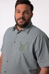 Men+ camisa de traje tradicional bávaro, media manga, cuadros de vichy, cuello kent, Comfort Fit, hasta la 8 XL