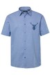 Tradiční košile Men+, krátké rukávy, vichy káro, Kent límeček, Comfort střih, do 8XL