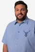 Men+ camisa de traje tradicional bávaro, media manga, cuadros de vichy, cuello kent, Comfort Fit, hasta la 8 XL