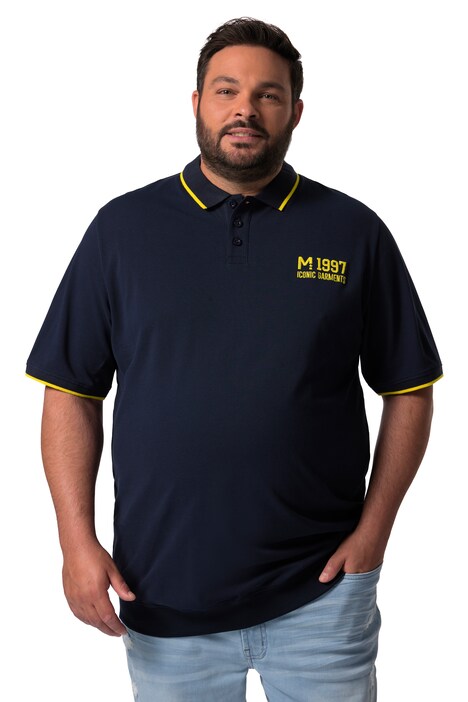 Polokošile Men+, břišní střih, krátké rukávy, piké, do 8XL