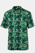 Men+ skjorte, korte ærmer, blomsterprint, Cuba-krave, op til str. 8XL