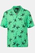 Men+ skjorte, korte ærmer, palmetryk, Cuba-krave, op til str. 8 XL