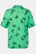 Men+ skjorte, korte ærmer, palmetryk, Cuba-krave, op til str. 8 XL