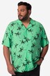 Men+ skjorte, korte ærmer, palmetryk, Cuba-krave, op til str. 8 XL
