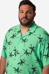 Men+ skjorte, korte ærmer, palmetryk, Cuba-krave, op til str. 8 XL