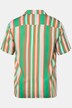 Chemise à rayures Men+, manches courtes et col cubain - jusqu'au 8 XL