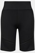 Leggings-shorts, hurtigtørkende, hullmønster, lomme