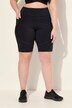 Leggings-shorts, hurtigtørkende, hullmønster, lomme