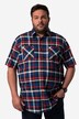 Men+ ternet skjorte, korte ærmer, Kent-krave, comfort fit, op til str. 8XL