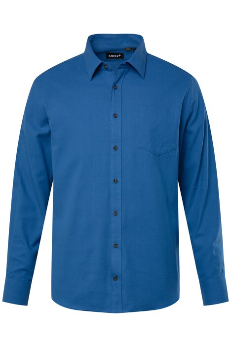 Flanelová košile Men+, dlouhé rukávy, Kent límeček, Comfort střih, do 8XL