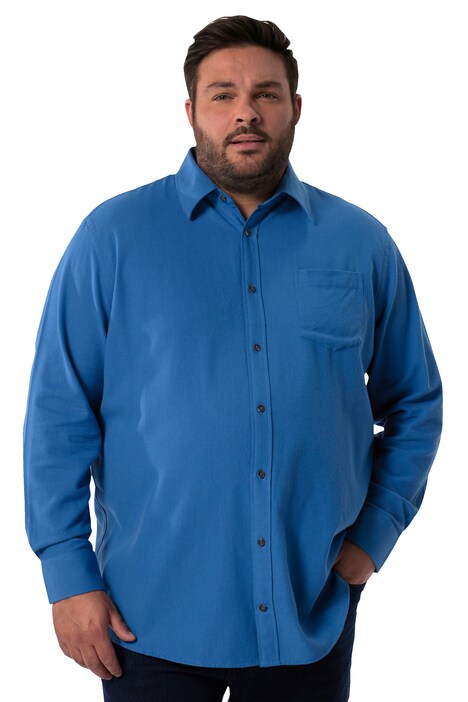 Flanelová košile Men+, dlouhé rukávy, Kent límeček, Comfort střih, do 8XL