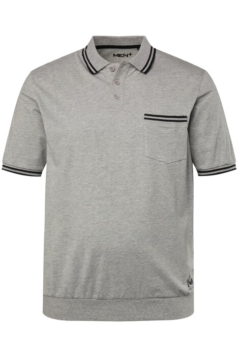 Polokošile Men+, břišní střih, krátké rukávy, polo límeček, do 8XL
