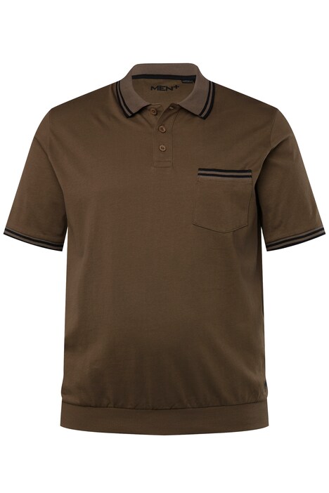 Polokošile Men+, břišní střih, krátké rukávy, polo límeček, do 8XL