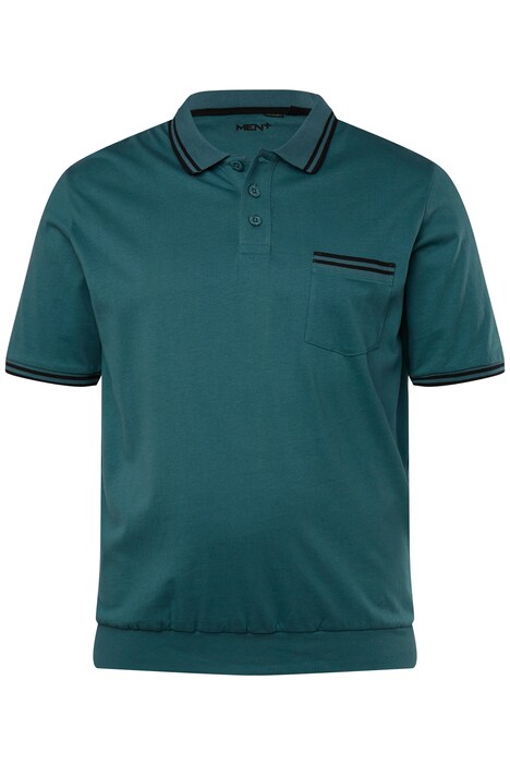 Polokošile Men+, břišní střih, krátké rukávy, polo límeček, do 8XL