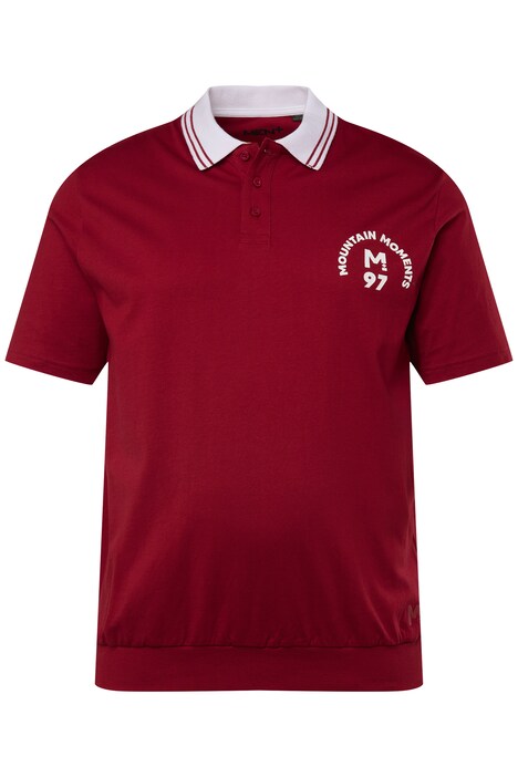 Polokošile Men+, břišní střih, krátké rukávy, polo límeček, do 8XL