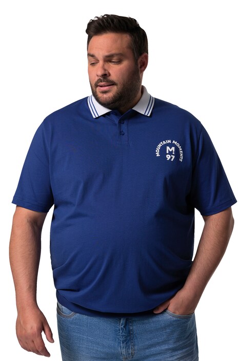 Polokošile Men+, břišní střih, krátké rukávy, polo límeček, do 8XL