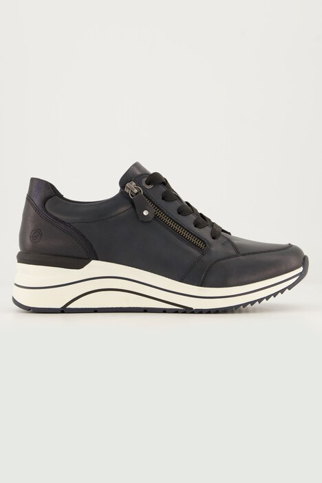 Leder-Sneaker, Remonte, Zipper, Weite H
