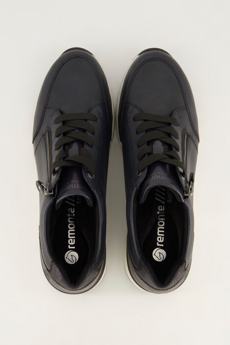 Leder-Sneaker, Remonte, Zipper, Weite H