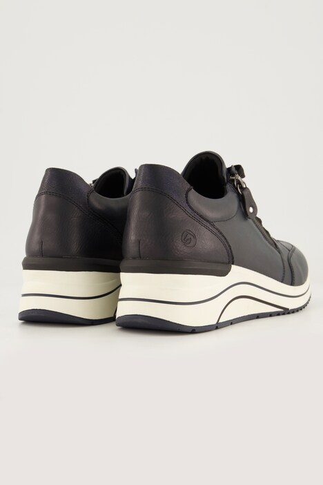 Leder-Sneaker, Remonte, Zipper, Weite H