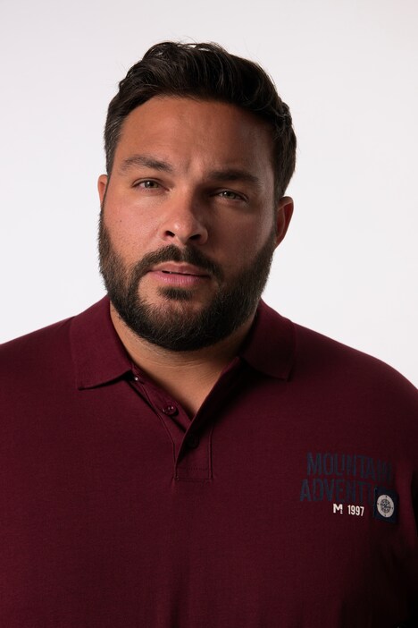 Men+ poloshirt, lange mouwen, Buik-Fit, tot 8XL