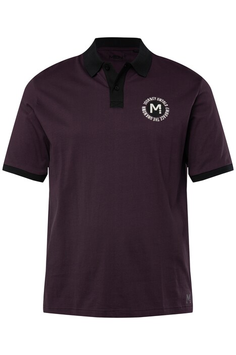 Polokošile Men+, krátké rukávy, potisk na hrudi, do 8XL