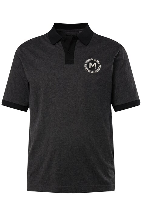 Polokošile Men+, krátké rukávy, potisk na hrudi, do 8XL