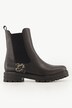 Remonte Chelsea-boots i skinn, utskiftbar innleggssåle, bredde G