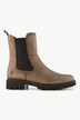 Remonte Chelsea-boots i skinn, utskiftbar innleggssåle, bredde G