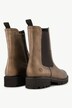 Remonte Chelsea-boots i skinn, utskiftbar innleggssåle, bredde G