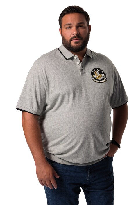 Polokošile Men+, břišní střih, krátké rukávy, do 8XL