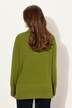 Jersey troyer de punto, cuello alzado, cremallera, manga larga