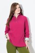 Pull camionneur en maille, col montant, manches longues et fermeture zippée