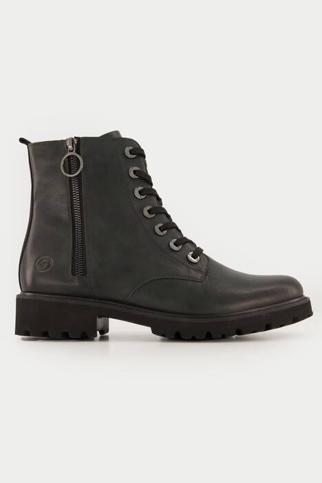 Remonte leren bikerboots, rits, wijdte G