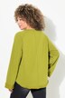 Genser/sweatshirt, broderi, rund hals, lange ermer, rullekanter